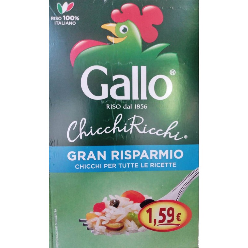 RISO GALLO ORIGINARIO 850 GR X 12 PZ