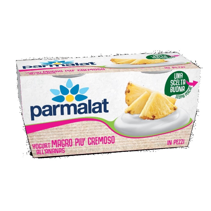 PARMALAT YOGURT 0,1% ANANAS 2X125G X 12 CF