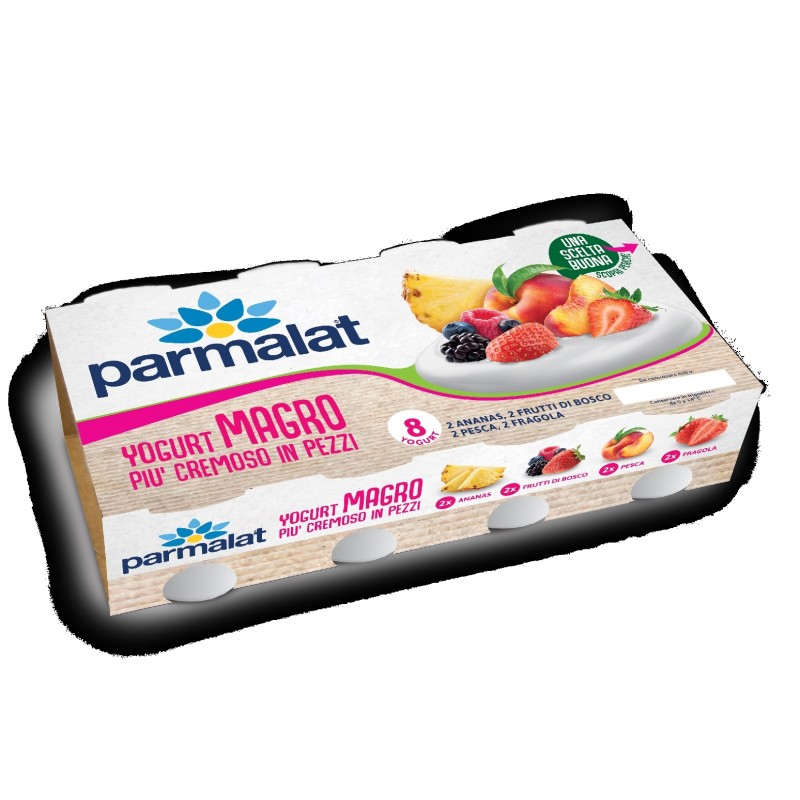 PARMALAT YOGURT 0,1% ASS FRUTTA 8X125G X 3 CF