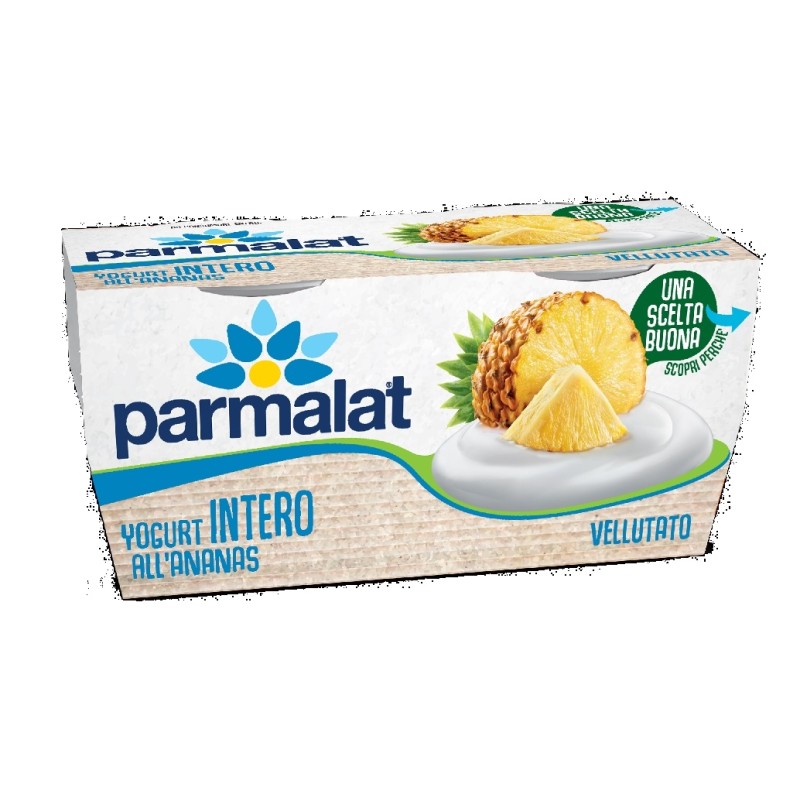 PARMALAT YOGURT INTERO ANANAS 2X125G X 12 CF