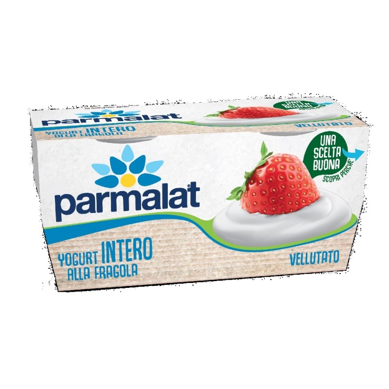 PARMALAT YOGURT INTERO FRAGOLA 2X125G X 12 CF