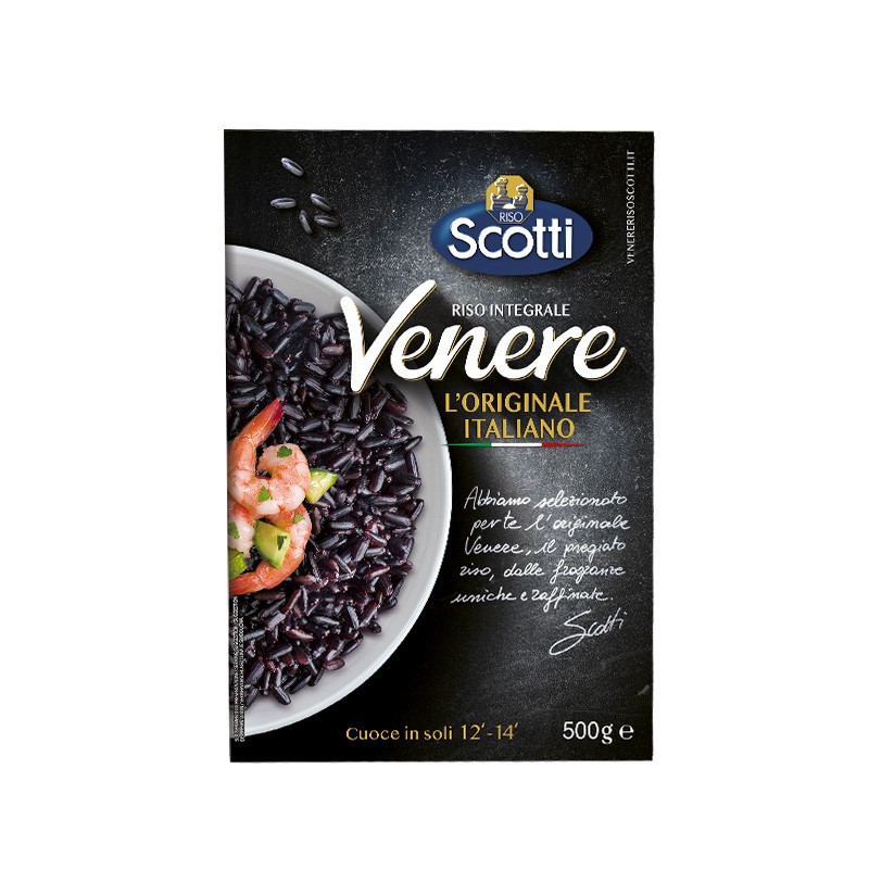 SCOTTI RISO VENERE INTEGRALE 500 GR X 12 CF