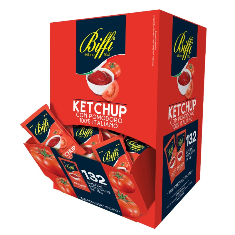 GAIA KETCHUP BUSTINA 132 PZ X 10 GR