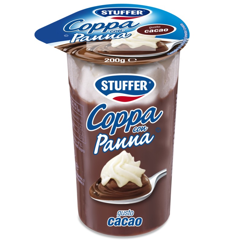 STUFFER COPPA CON PANNA CACAO 200 GR.