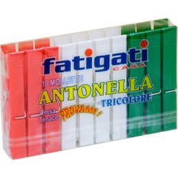 FATIGATI MOLLETTE POLIPR. JUMBO 10 PZ X 12 PZ