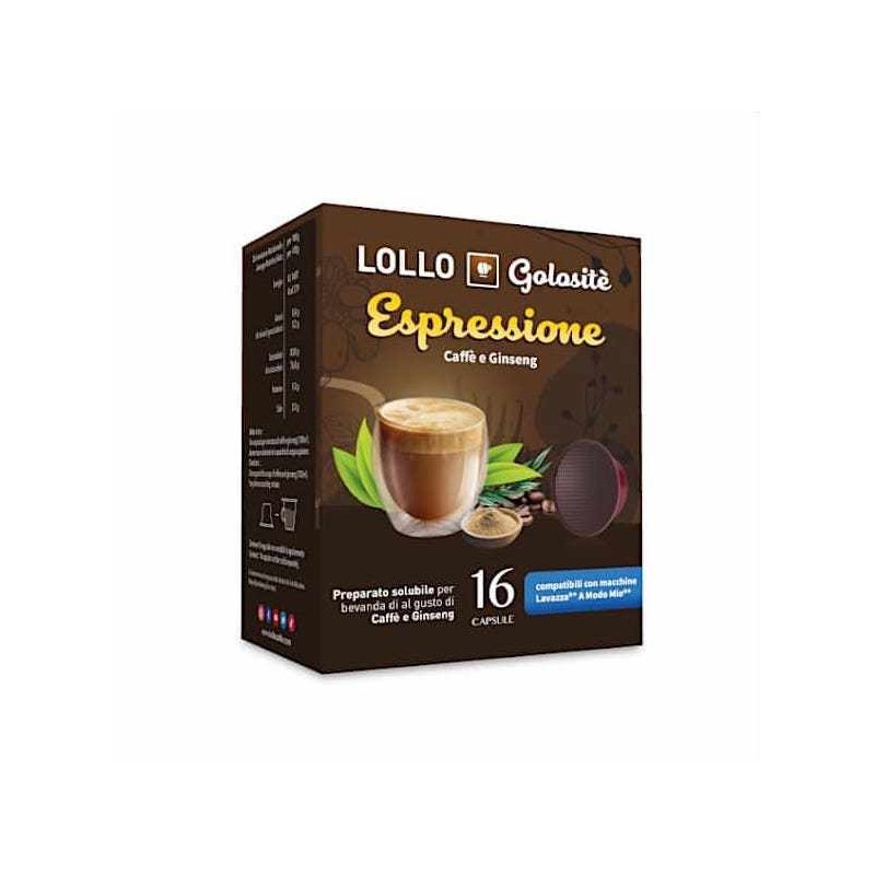 LOLLO CAFFE\' CAPS GINSENG A MODO MIO 16 PZ X 6 CF