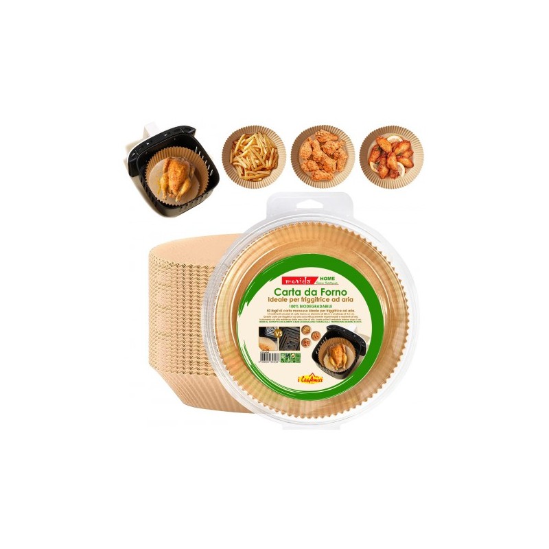 CASAMICI CARTA FORNO FORMA FRIGGITRICE ARIA X 50 PZ X 15 CF