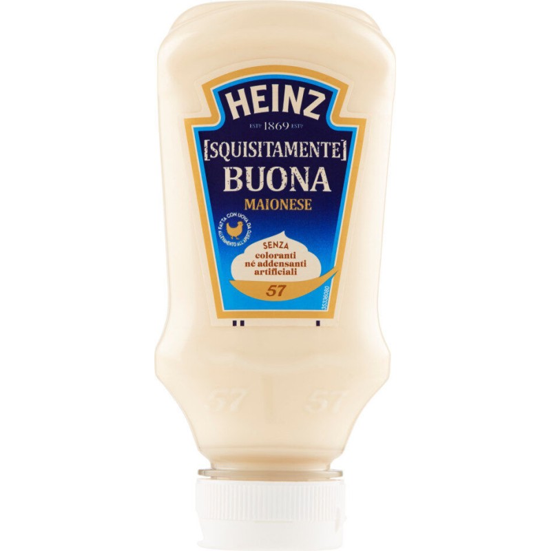 HEINZ MAIONESE SQUIS BUONA TOP DOWN 215G X 10 CF