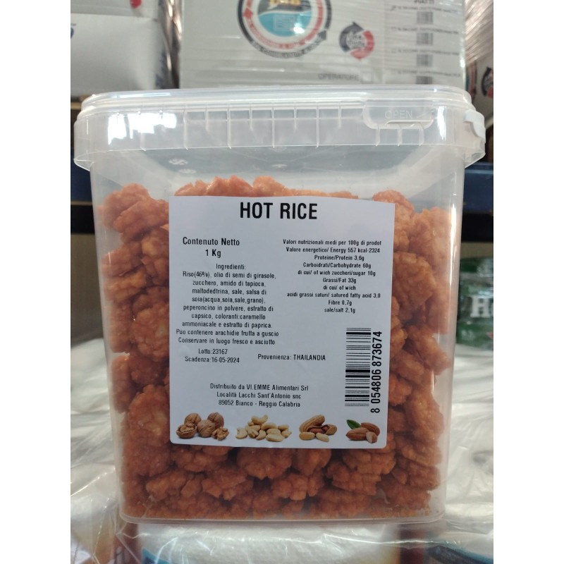 VI. EMME RICE CRACKERS PICCANTE KG 1