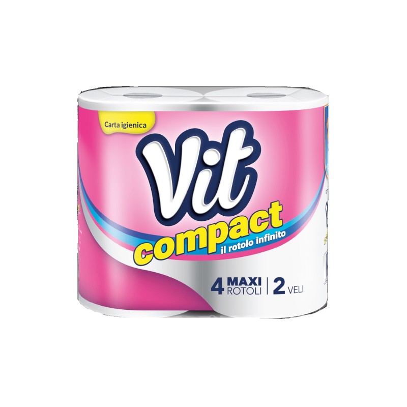 VIT CARTA IGIENICA COMPACT 4 ROT. X 15 CF