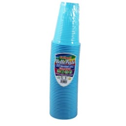 FATIGATI BICCHIERE PLAST.200 CC.50 PZ.AZZURRO