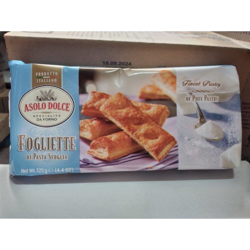 ASOLO DOLCE FOGLIETTE ZUCCHERATE 125 GR