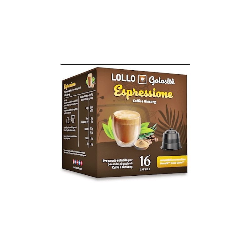 LOLLO CAFFE\' CAPS GINSENG DOLCE GUSTO 16 PZ X 4 CF