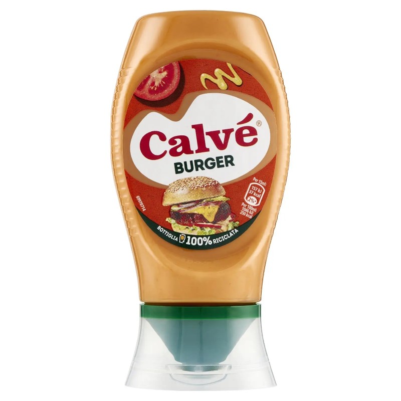 CALVÈ SALSA BURGER 250 ML X 8 CF