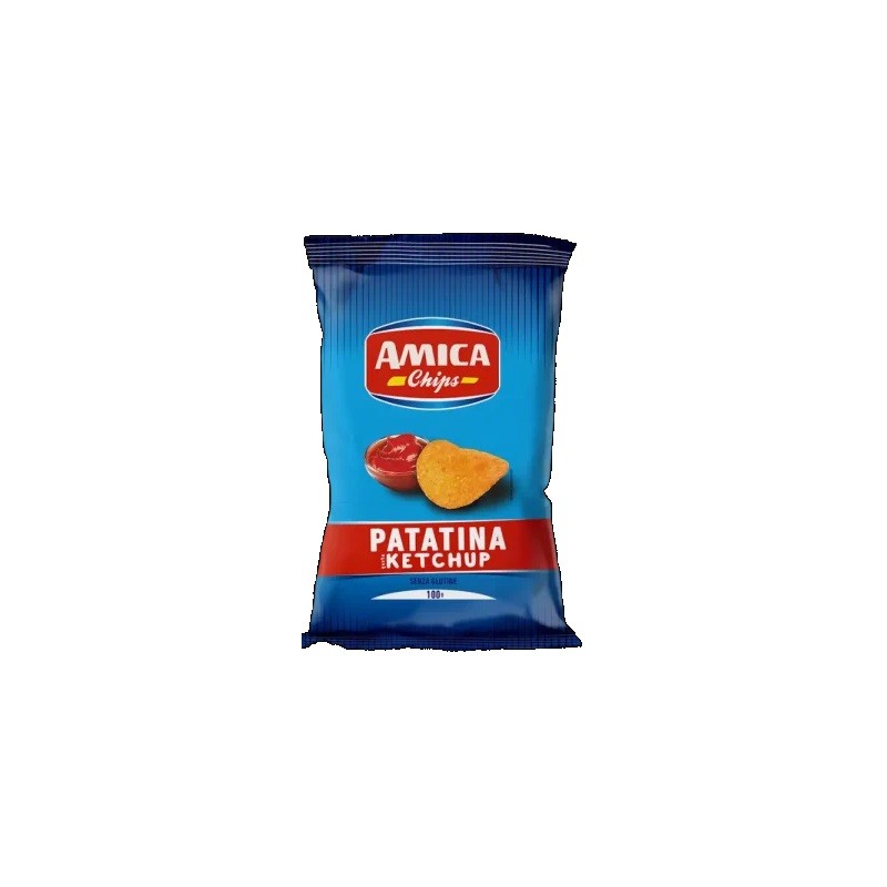 AMICA CHIPS PATATINA KETCHUP 100 GR X 20 CF
