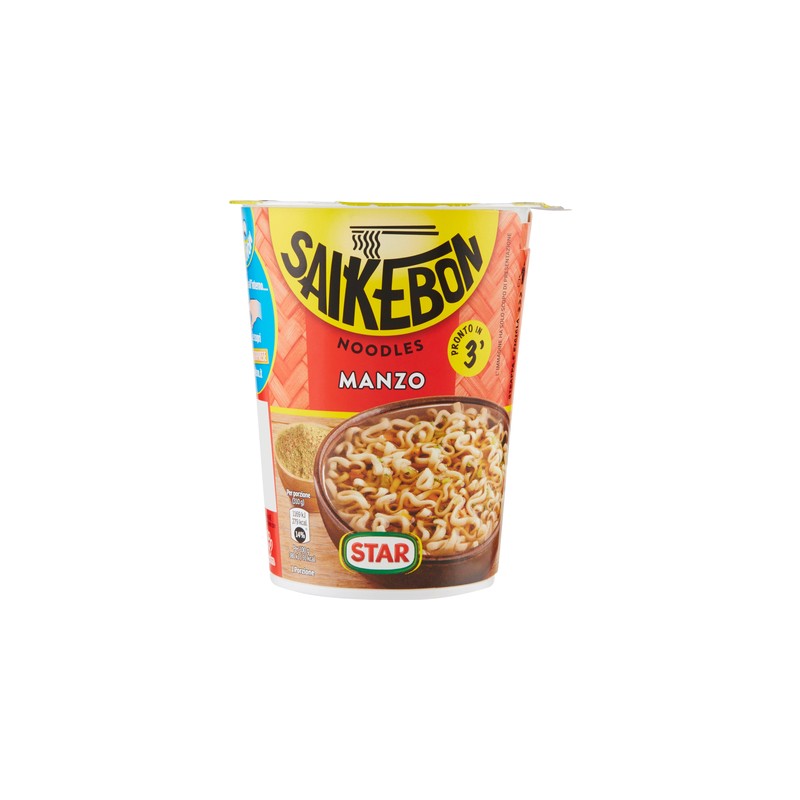 STAR SAIKEBON NOODLE 60 GR MANZO X 8 CF