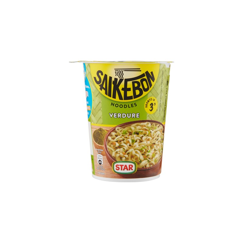 STAR SAIKEBON NOODLE 60 GR VERDURE X 8 CF