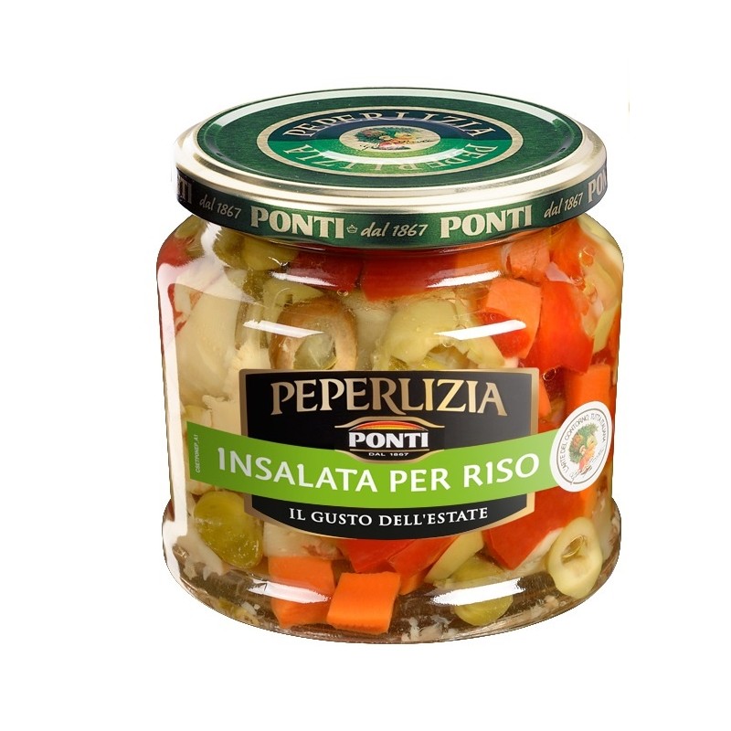 PONTI INSALATA PER RISO PEPERLIZIA 370 GR X 12 PZ