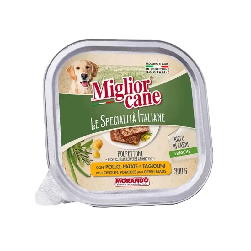 MC SP PATÈ POLLO PATATE FAGIOLINI G 300 X 18 CF