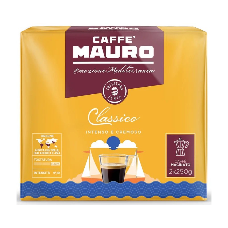 CAFFE MAURO CLASSICO BIPAK 250X2X10