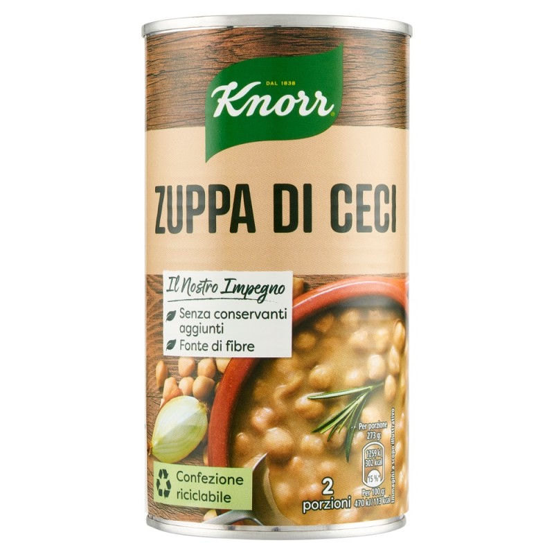 KNORR ZUPPA DI CECI 545 GR X 12 CF