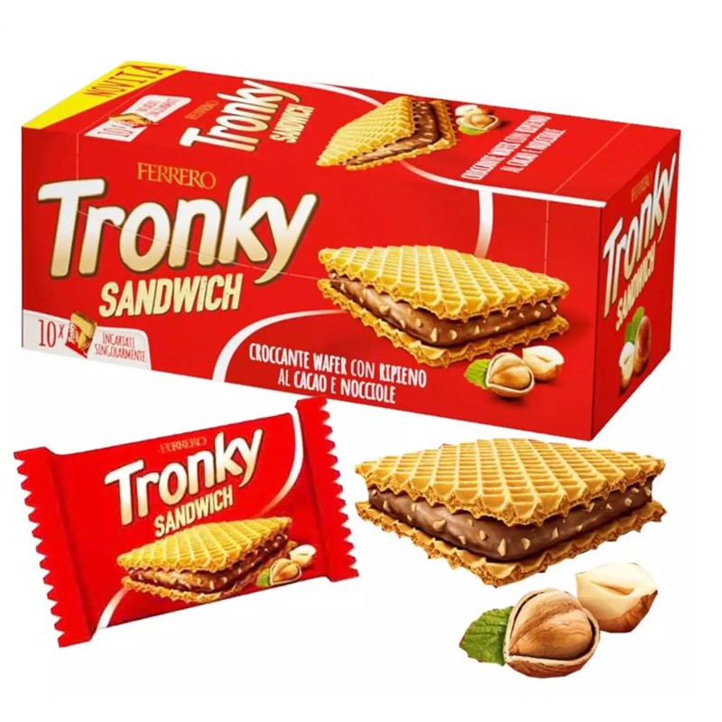 FERRERO SANDWICH TRONKY T10 220 GR X 20 CF
