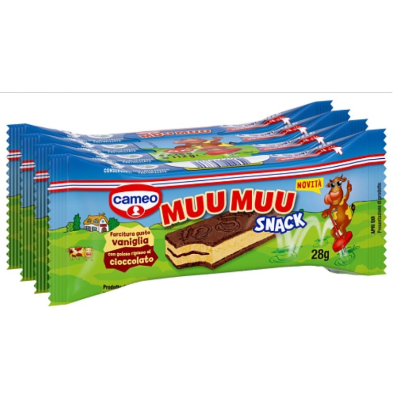 CAMEO MUU MUU SNACK 28 GR X 4 PZ X 10 CF