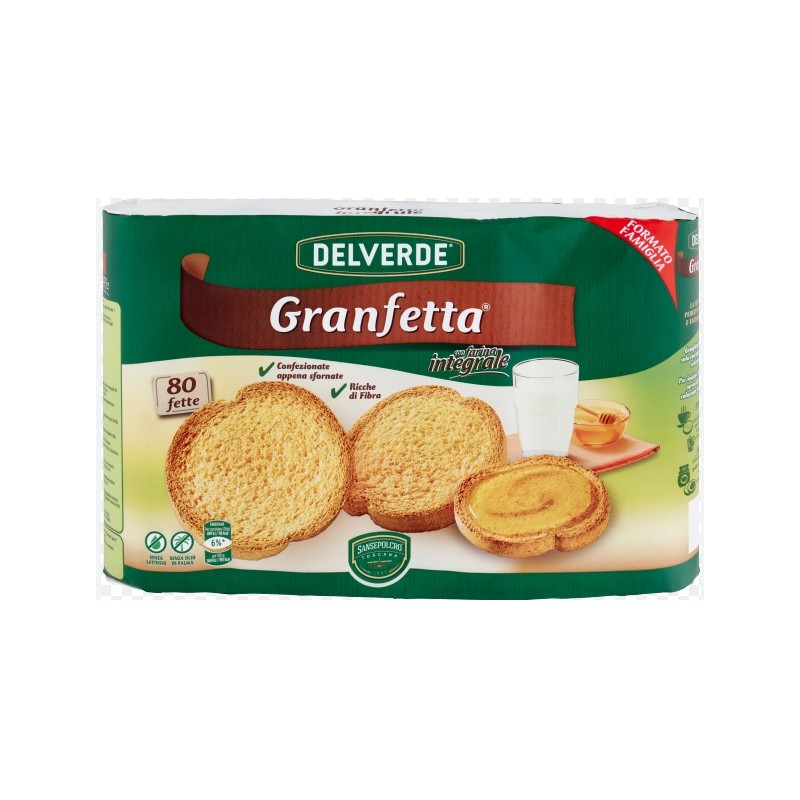 DELVERDE GRANFETTA INTEGRALE 600 GR X 6 CF