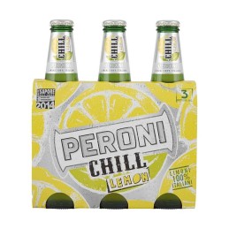 BIRRA PERONI CHILL LEMON 330 ML X 3