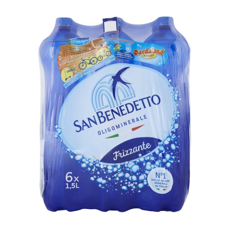 S.BENEDETTO ACQUA FRIZZ. 1,5 LT X 6 PZ