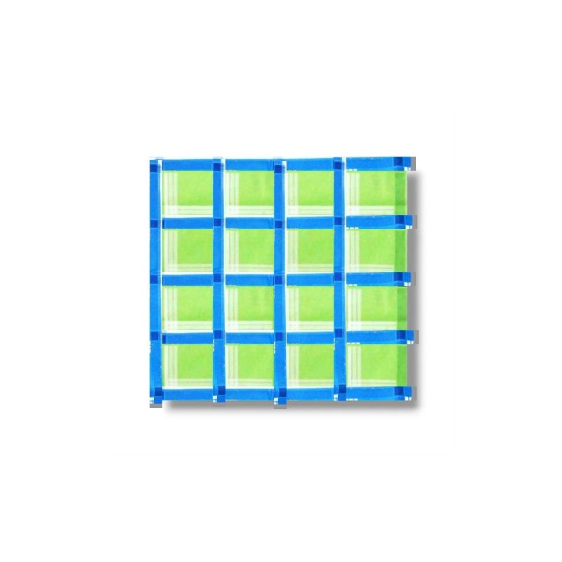 TOVAGLIE A ROTOLO GALLES VERDE/BLU H 100 X 50 MT
