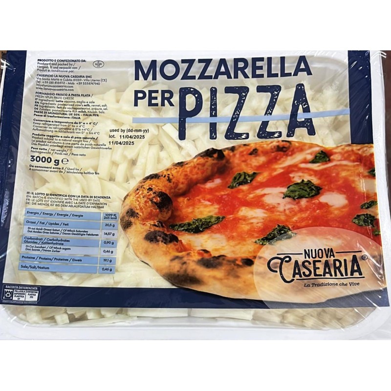 N.CASEARIA FIOR DI LATTE JULIENNE KG 3
