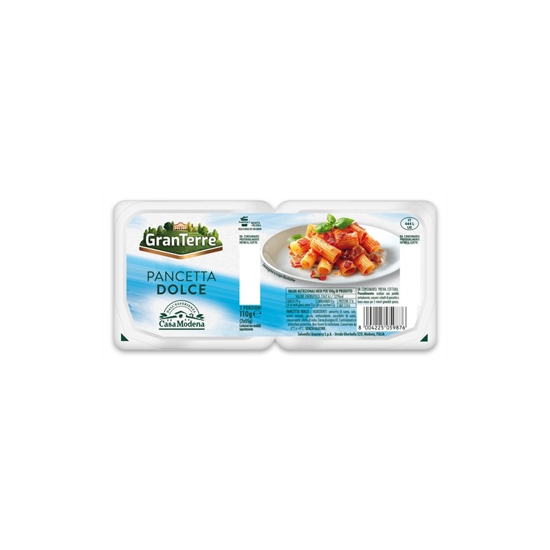 PANCETTA A CUBETTI DOLCE C.M. 110 GR X 12 PZ