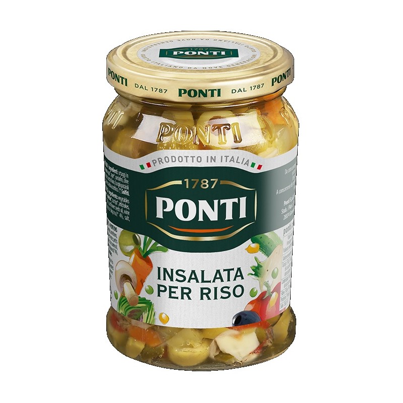 PONTI INSALATA PER RISO ALL\'OLIO DI SEMI 300 GR X 12 PZ