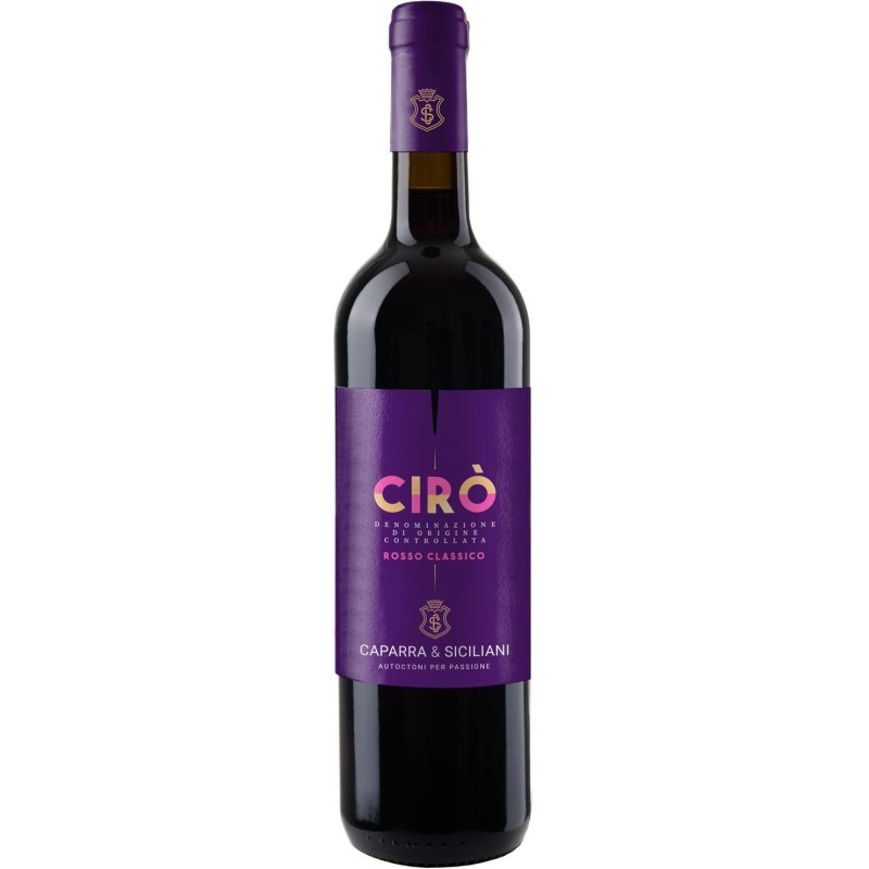 CAPARRA E SICILIANI VINO CIRO\' CLAS ROSSO CL 75 CL X 6 CF