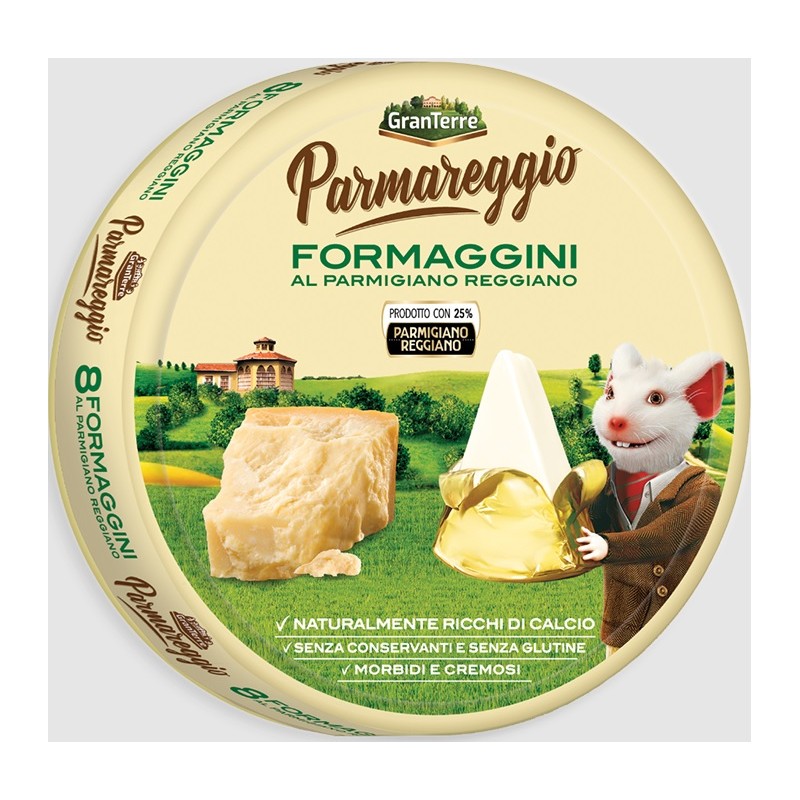 PARMAREGGIO FORMAGGINI AL P.REGGIANO 140 GR X 12 CF