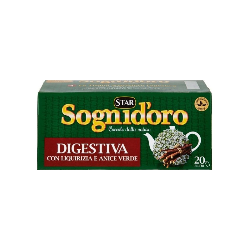 SOGNI D\'ORO TISANA DIGESTIVA 20 FILTRI X 12 PZ