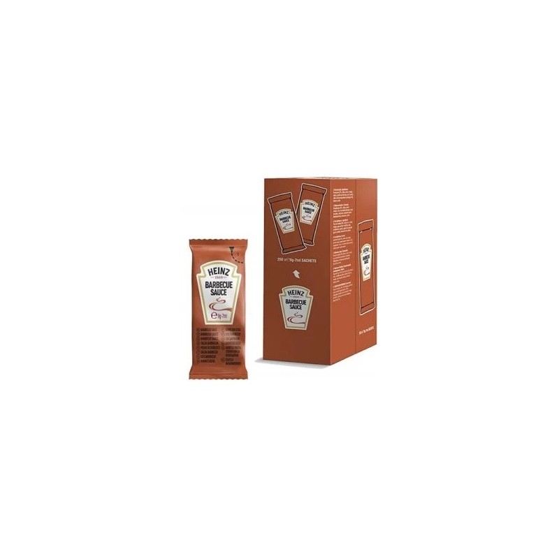 HEINZ SALSA BARBECUE BUSTINE 7 ML X 250 PZ
