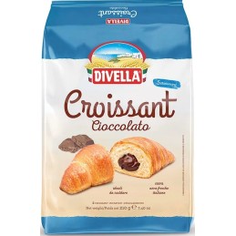 DIVELLA 5 CROISSANT CIOCCOLATO GR 210 X 8 CF
