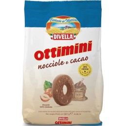 DIVELLA OTTIMINI CACAO/NOCCIOLE GR.350 X 18 CF