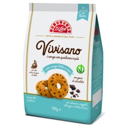 DI LEO VIVISANO VEGAN CON GOCCIE CIOCC A136 500 GR X 8 CF