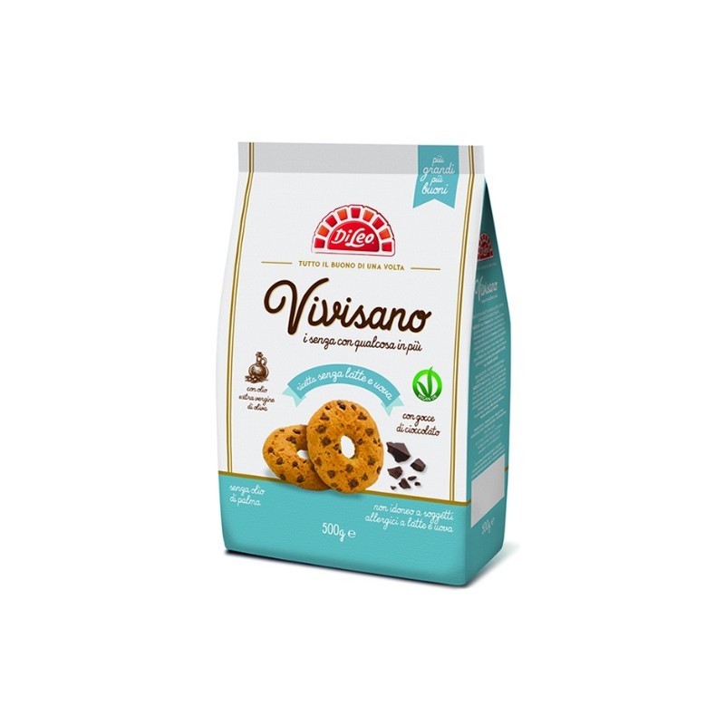 DI LEO VIVISANO VEGAN CON GOCCIE CIOCC A136 500 GR X 8 CF