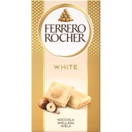 FERRERO ROCHER TAVOLETTA BIANCO-NOCCIOLA G90X8
