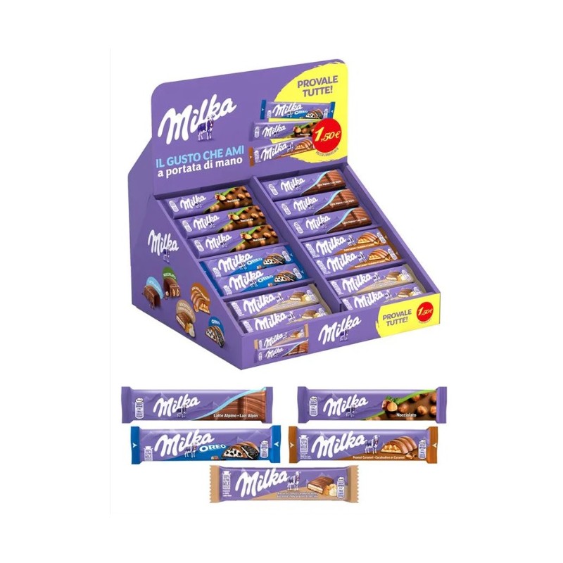 MILKA 4.64KG BARS MIX 111 EXPO