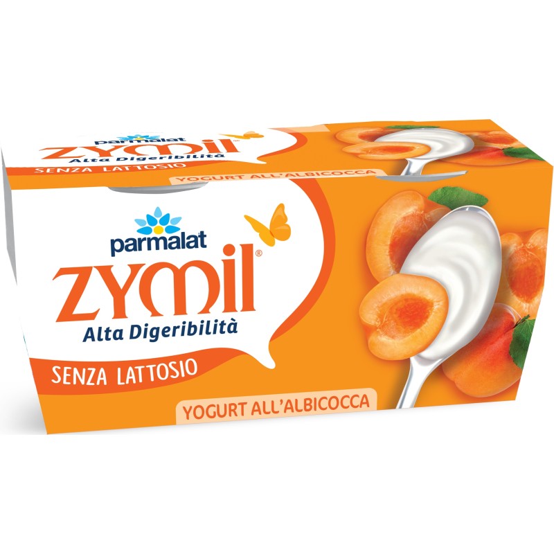 ZYMIL YOGURT BUONO DIGERIBILE ALBICOCCA 2X125  X 12 CF