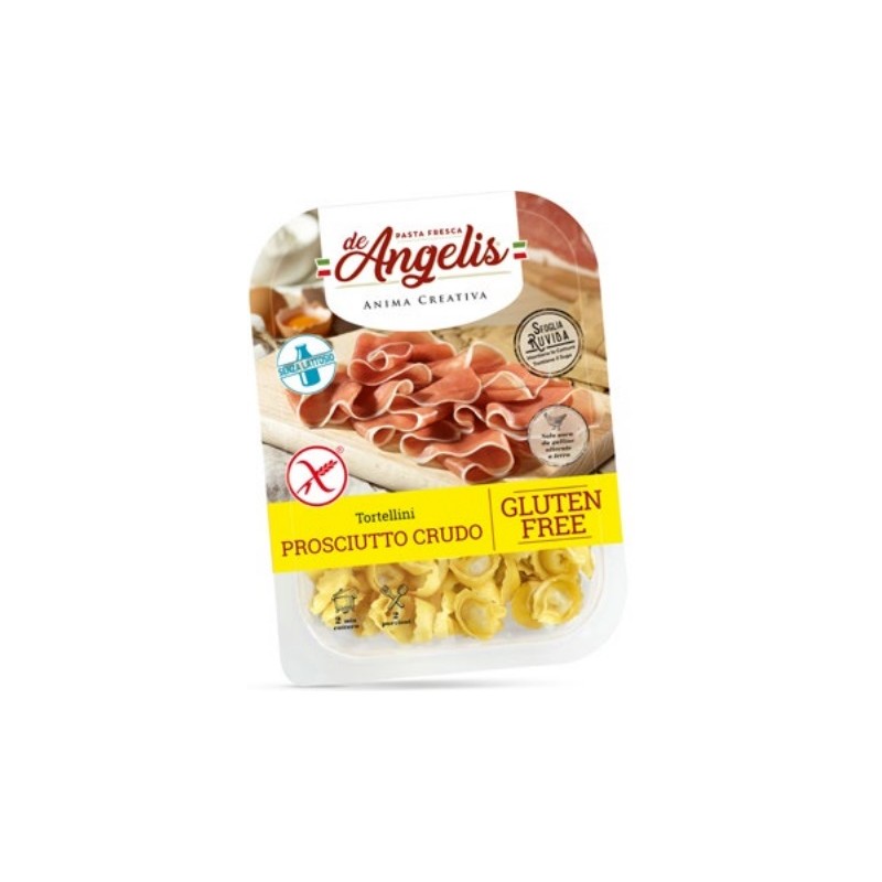 DE ANGELIS GLUTEN FREE TORTELLINI AL PROSCIUTTO CRUDO 250G X 8 CF