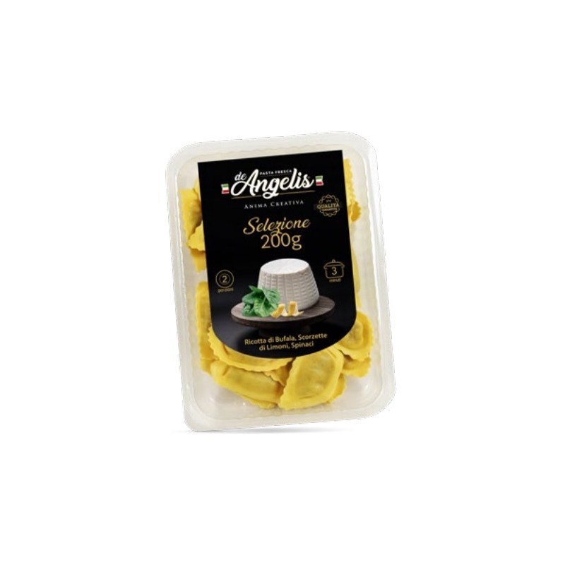 DE ANGELIS PANZEROTTI RIC. BUFALA SPINACI SCORZ.LIMONE 200 GR X 8 CF