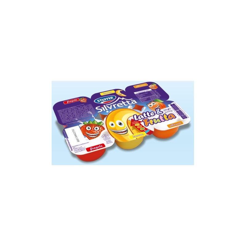 SILV. LATTE E FRUTTA 6X50 GR. X 8 CF
