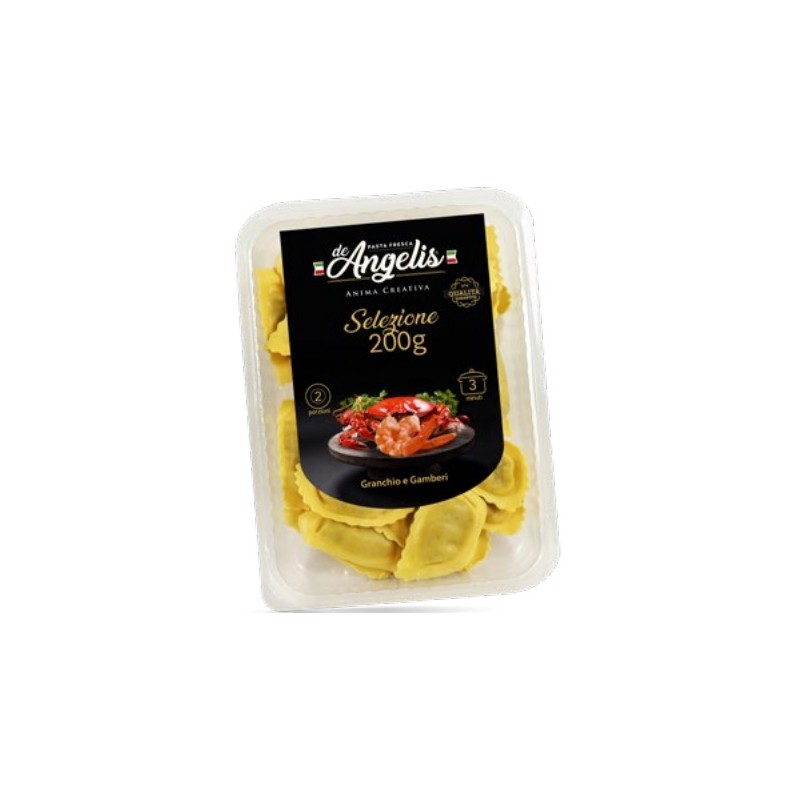 DE ANGELIS PANZEROTTI AL GRANCHIO E GAMBERI 200 GR X 8 CF