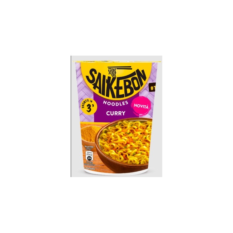 STAR SAIKEBON NOODLE 60 GR CURRY X 8 CF